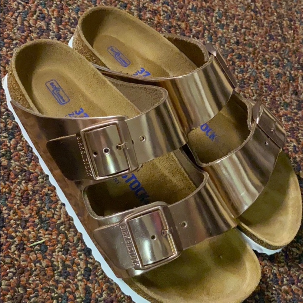 Rose Gold Birkenstock’s